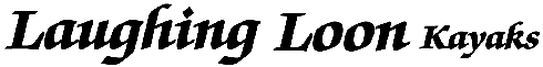 Laughing Loon Kayaks text logo