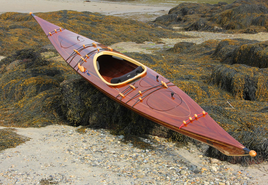 ootek - west greenland style wood strip sea kayak